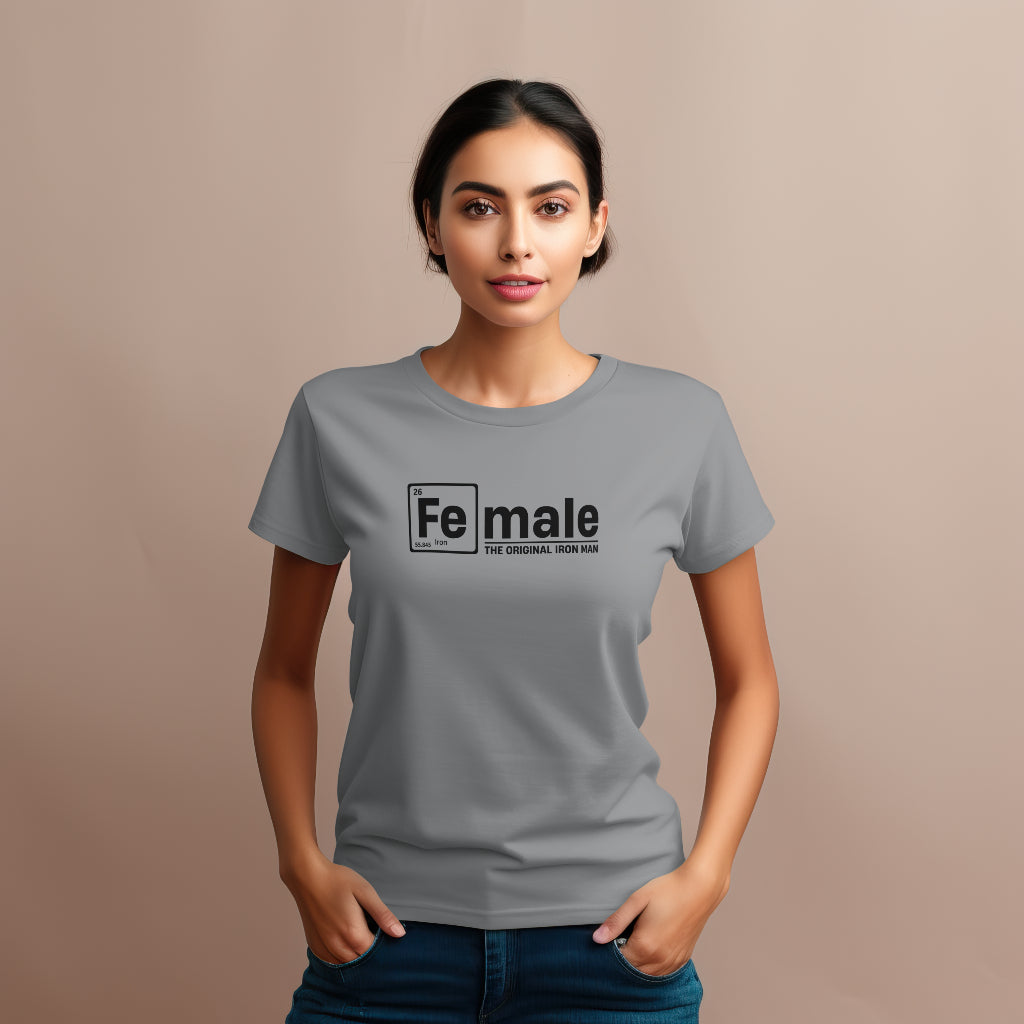 Female The Original Iron Man Women's T-Shirt