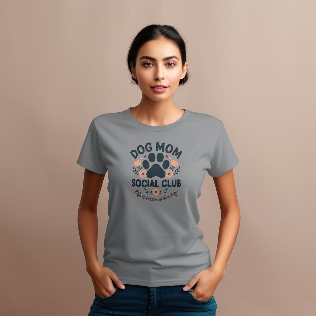 Dog Mom Social Club Women's T-Shirt