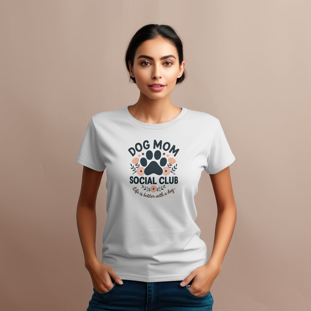Dog Mom Social Club Women's T-Shirt