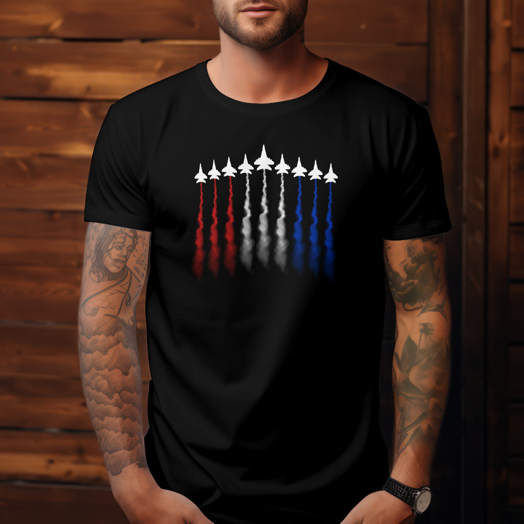 Patriotic Fighter Jets Men's T-Shirt