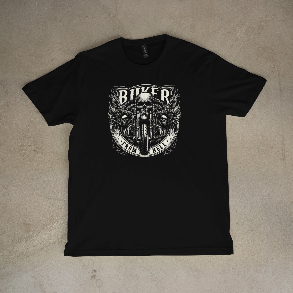 Biker From Hell Men's T-Shirt
