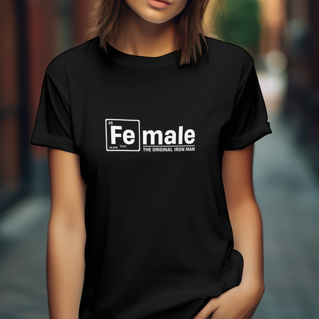 Female The Original Iron Man Women's T-Shirt