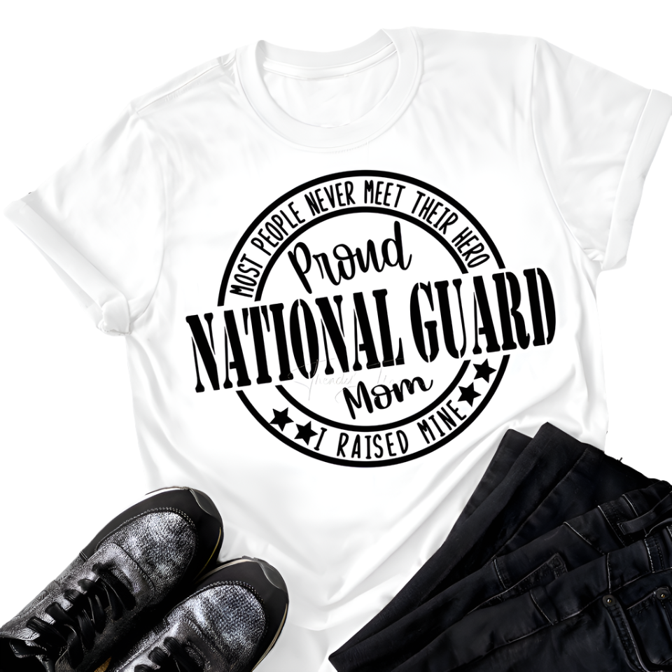 Proud National Guard Mom Women's T-Shirt