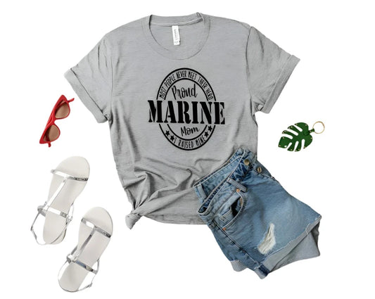 Proud Marine Mom Women's T-Shirt