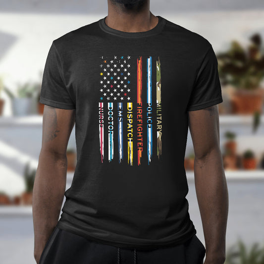 Salute to First Responders Unisex T-Shirt
