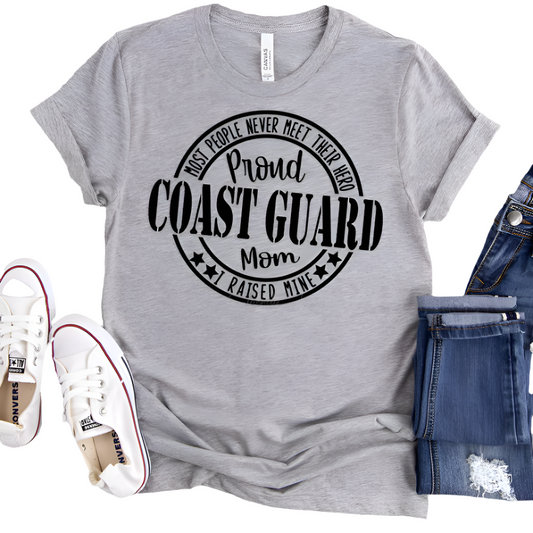 Proud Coast Guard Mom Women's T-Shirt
